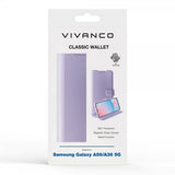 Vivanco Samsung Galaxy A36/Galaxy A56 Fodral Classic Wallet Lavendel