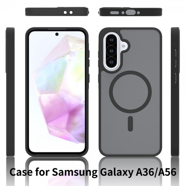 Samsung Galaxy A36/Galaxy A56 Skal Frosted MagSafe Blå