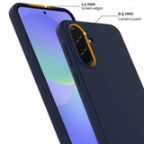 Samsung Galaxy A36/Galaxy A56 Skal med Strap Silikon MagSafe Mörkblå