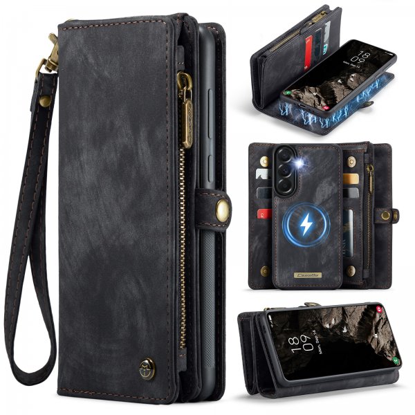 CaseMe Samsung Galaxy A37 Fodral 008 Series Löstagbart Skal Svart