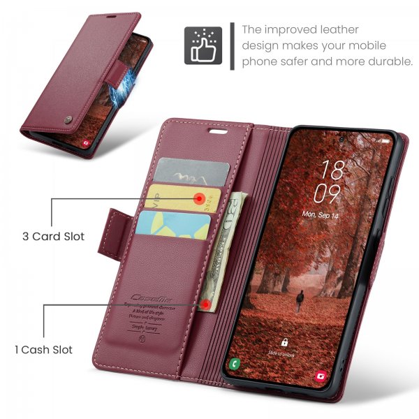 CaseMe Samsung Galaxy A37 Fodral 023 Series Röd