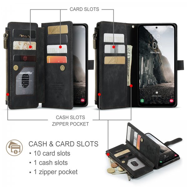 CaseMe Samsung Galaxy A37 Fodral C30 Series Svart