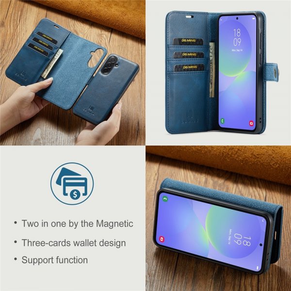 Dg.Ming Samsung Galaxy A37 Fodral med Löstagbart Skal Blå