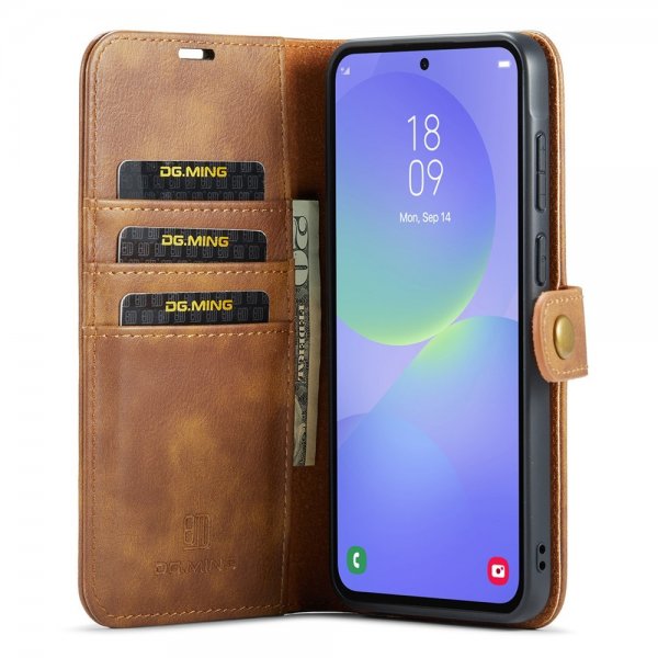 Dg.Ming Samsung Galaxy A37 Fodral med Löstagbart Skal Brun