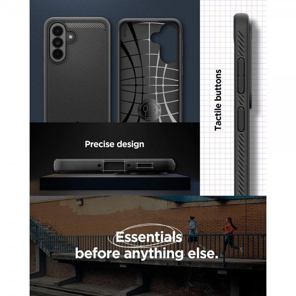 Spigen Samsung Galaxy A37 Skal Rugged Armor Matte Black