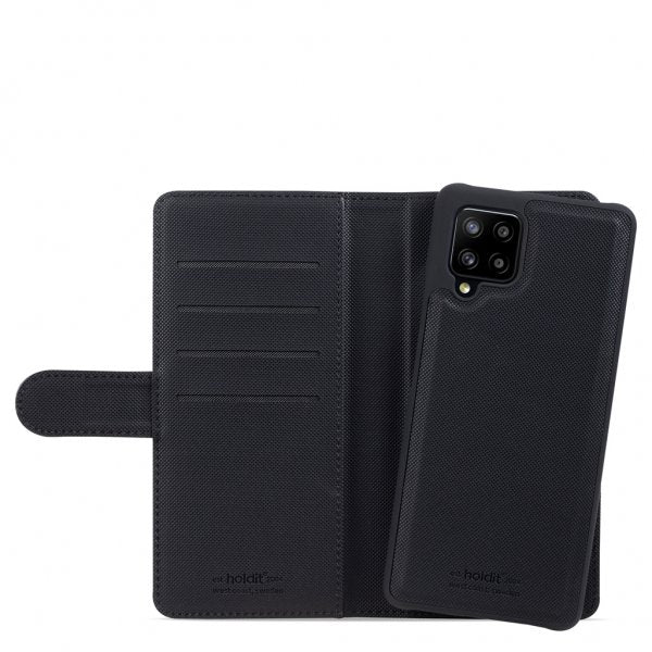 holdit Samsung Galaxy A42 5G Fodral Wallet Case Magnet Svart