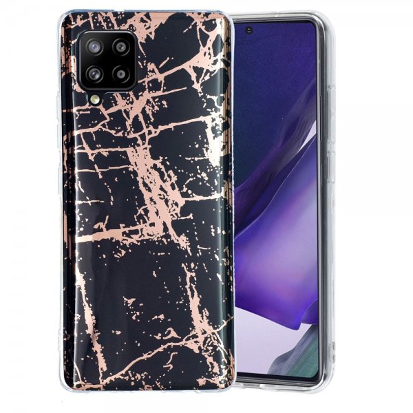 Samsung Galaxy A42 5G Skal Marmor Svart
