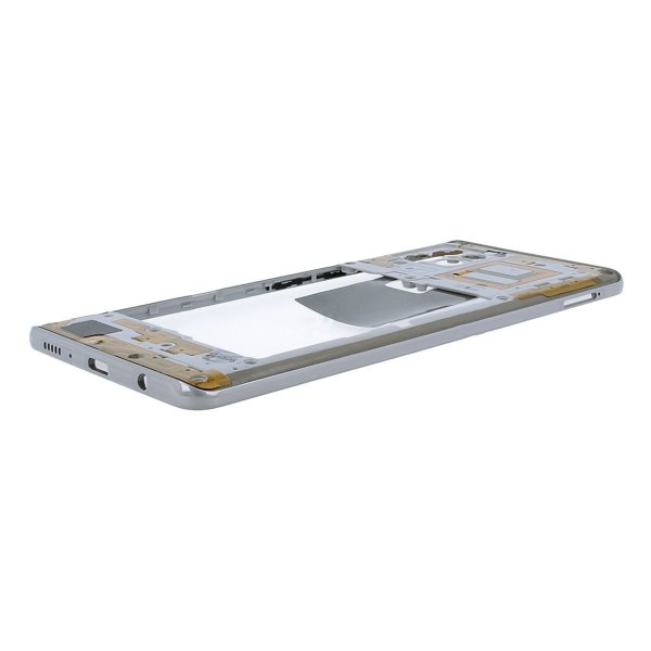 Samsung Galaxy A42 5G (SM-A426) Mitten Ram Original - Vit/Grå