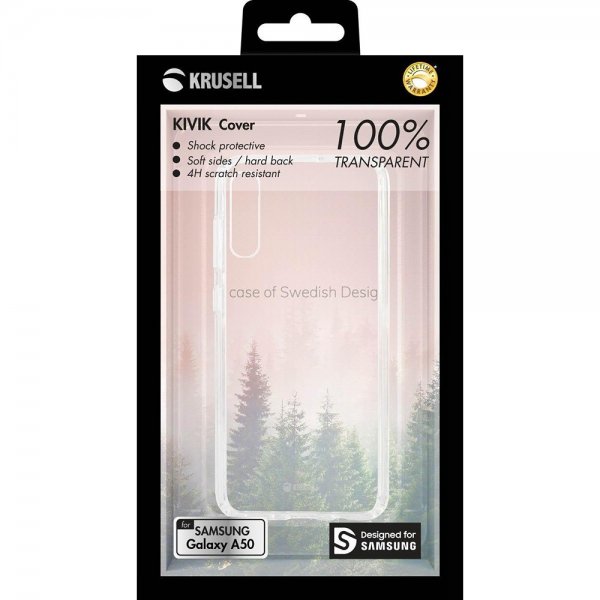 Krusell Samsung Galaxy A50 Skal Kivik Cover Transparent
