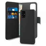 Puro Samsung Galaxy A51 Fodral Wallet Detachable 2 in 1 Svart
