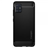 Spigen Samsung Galaxy A51 Skal Rugged Armor Matte Black