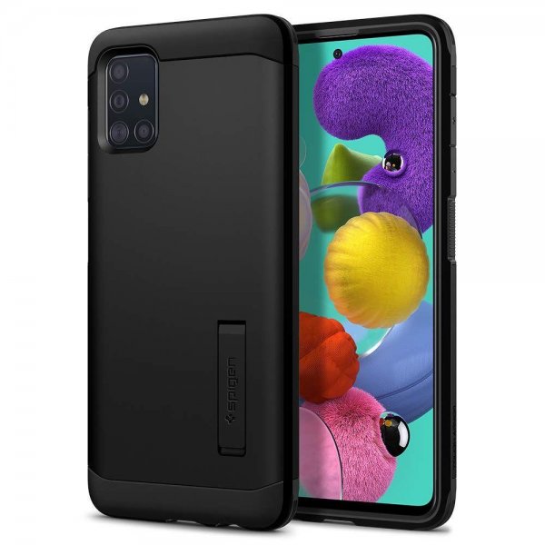 Spigen Samsung Galaxy A51 Skal Tough Armor Svart