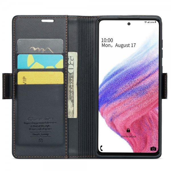 CaseMe Samsung Galaxy A53 5G Fodral 023 Series Svart