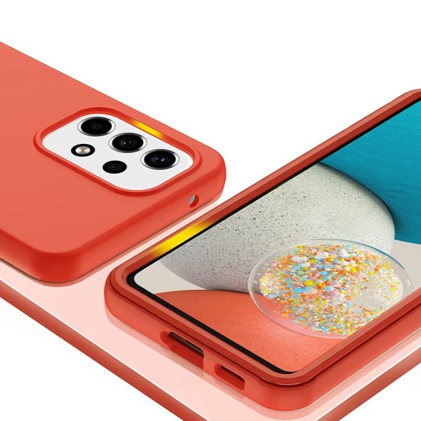 Rvelon Samsung Galaxy A53 5G Skal Silikon Rosa