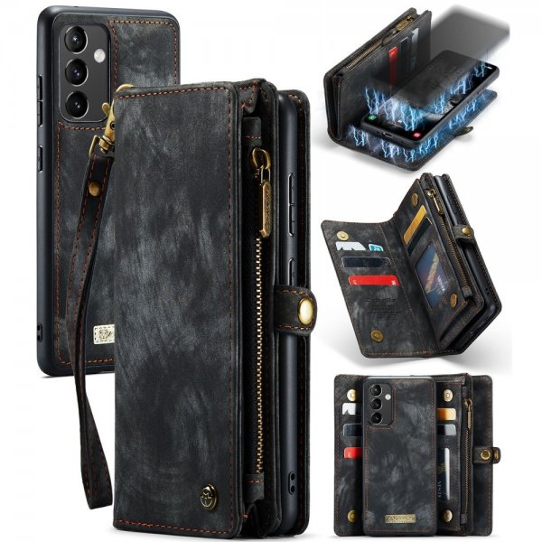 CaseMe Samsung Galaxy A54 5G Fodral 008 Series Löstagbart Skal Svart