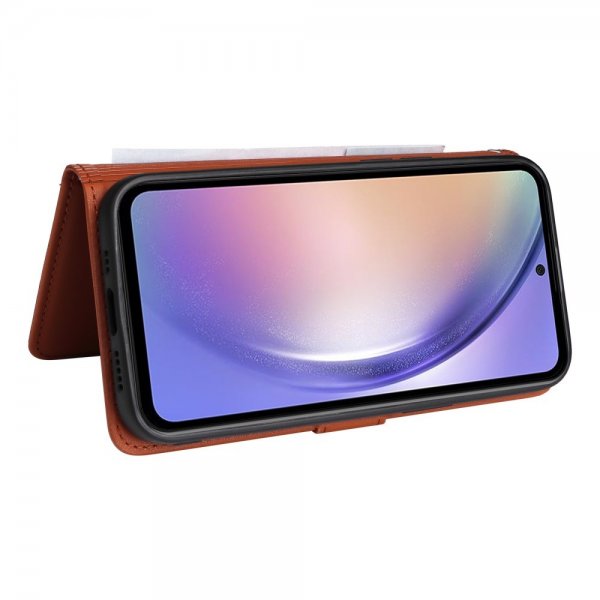 Betopnice Samsung Galaxy A54 5G Fodral med Löstagbart Skal 005 Brun