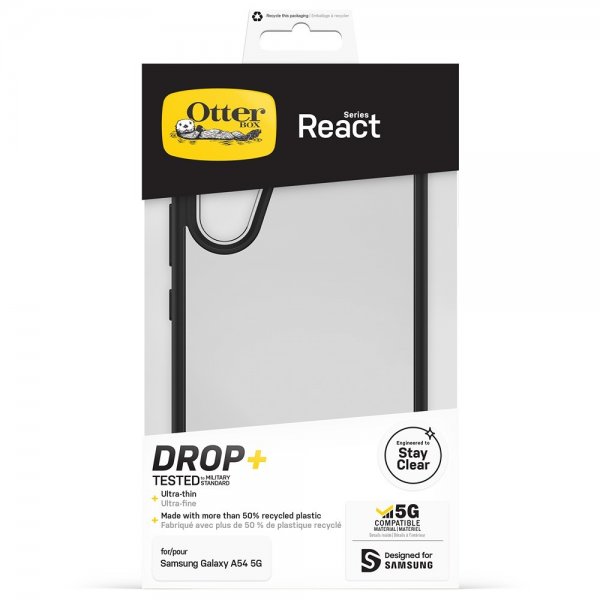 Otterbox Samsung Galaxy A54 5G Skal React Black Crystal
