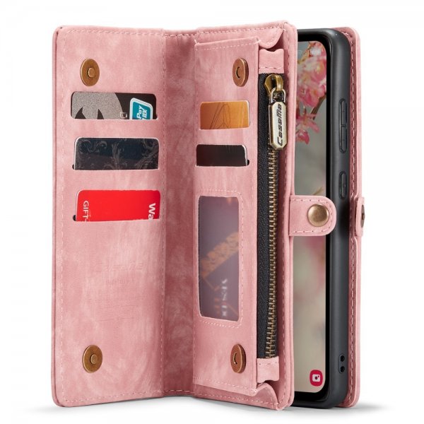 CaseMe Samsung Galaxy A55 Fodral 008 Series Löstagbart Skal Rosa