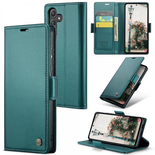 CaseMe Samsung Galaxy A55 Fodral 023 Series Grön