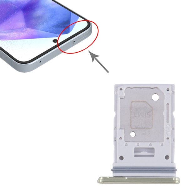 Samsung Galaxy A55 Simkortshållare - Gul