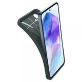 Spigen Samsung Galaxy A55 Skal Liquid Air Abyss Green