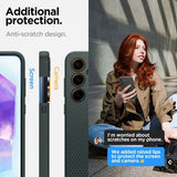 Spigen Samsung Galaxy A55 Skal Liquid Air Abyss Green