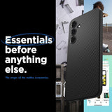 Spigen Samsung Galaxy A55 Skal Liquid Air Matte Black
