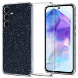 Spigen Samsung Galaxy A55 Skal Liquid Crystal Glitter Crystal Quartz
