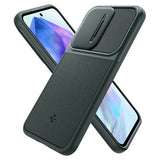 Spigen Samsung Galaxy A55 Skal Optik Armor Abyss Green