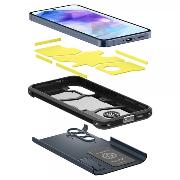 Spigen Samsung Galaxy A55 Skal Tough Armor Metal Slate