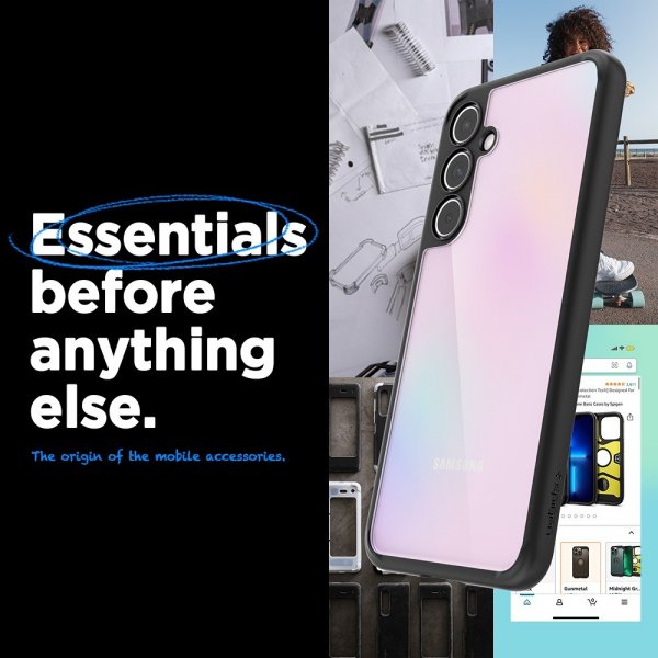 Spigen Samsung Galaxy A55 Skal Ultra Hybrid Matte Black