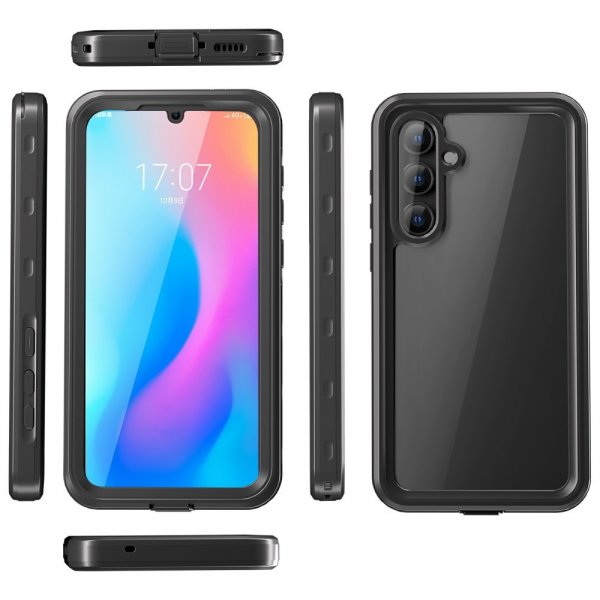 Redpepper Samsung Galaxy A55 Skal Vattentåligt IP68 Svart
