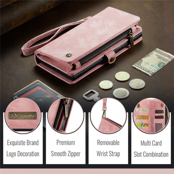 CaseMe Samsung Galaxy A56 Fodral 008 Series Löstagbart Skal Rosa