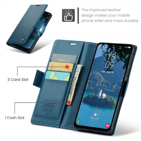 CaseMe Samsung Galaxy A56 Fodral 023 Series Blå