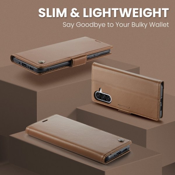 CaseMe Samsung Galaxy A56 Fodral 023 Series Brun