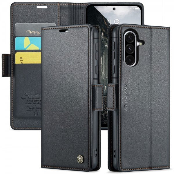 CaseMe Samsung Galaxy A56 Fodral 023 Series Svart