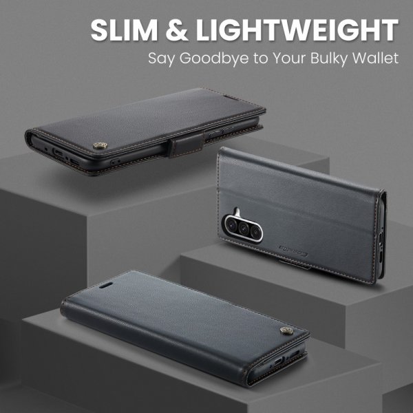 CaseMe Samsung Galaxy A56 Fodral 023 Series Svart