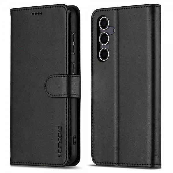Lc.Imeeke Samsung Galaxy A56 Fodral med Kortfack Stativfunktion Svart