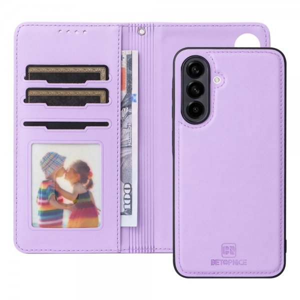 Betopnice Samsung Galaxy A56 Fodral med Löstagbart Skal 005 Lila