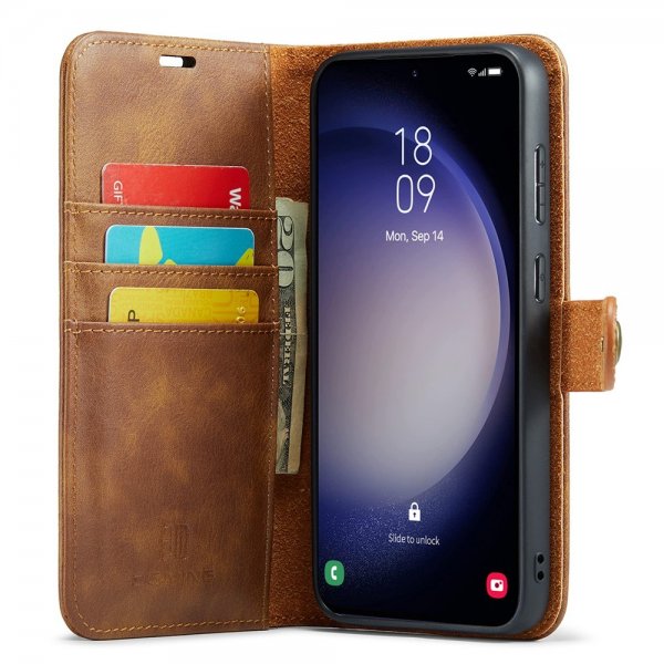 Dg.Ming Samsung Galaxy A56 Fodral med Löstagbart Skal Brun