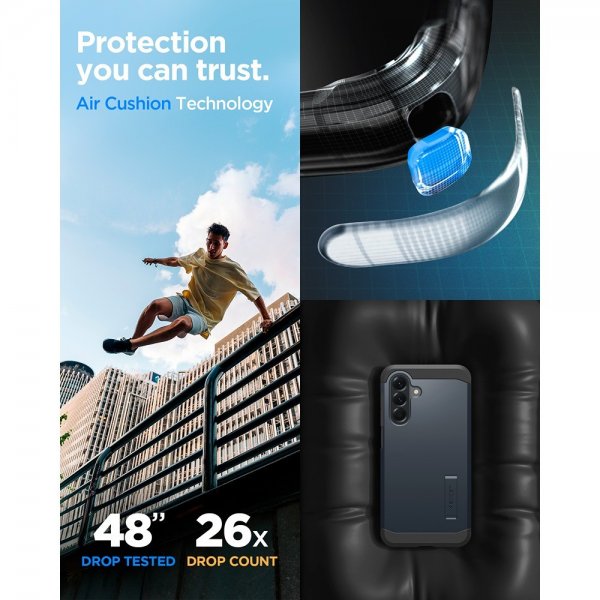 Spigen Samsung Galaxy A56 Skal Tough Armor Metal Slate