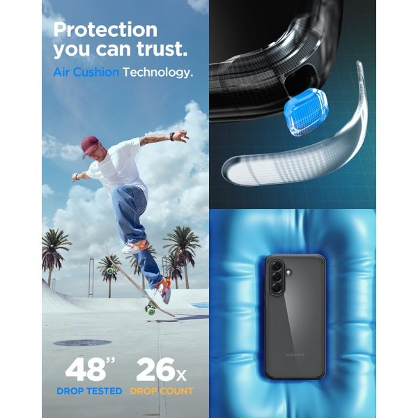 Spigen Samsung Galaxy A56 Skal Ultra Hybrid Matte Black