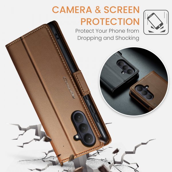 CaseMe Samsung Galaxy A57 Fodral 023 Series Brun