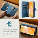 Dg.Ming Samsung Galaxy A57 Fodral med Löstagbart Skal Blå