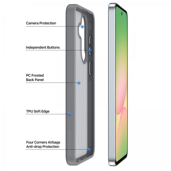 Dux Ducis Samsung Galaxy A57 Skal Yind Series Grå