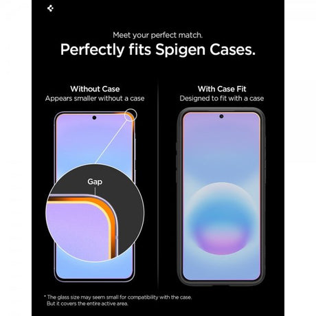 Spigen Samsung Galaxy A57 Skärmskydd GLAS.tR EZ Fit Pro 2-pack