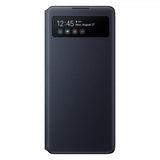 Samsung Original Galaxy A71 Fodral S View Wallet Cover Svart