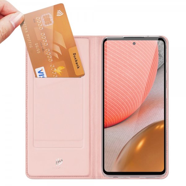Dux Ducis Samsung Galaxy A72 Fodral Skin Pro Series Rosa