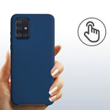 Samsung Galaxy A72 Skal Silikon Blå