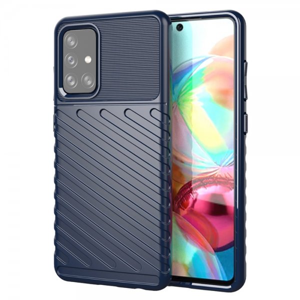 Samsung Galaxy A72 Skal Thunder Series Blå